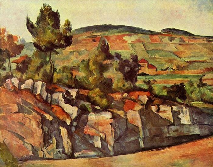 Paul Cezanne Berge in der Provence